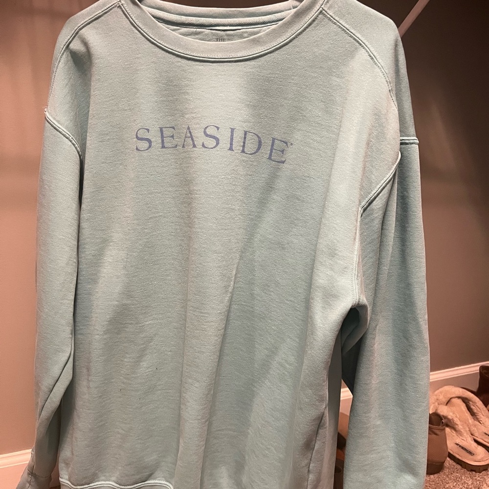 Seaside Sweatshirt Turquoise
